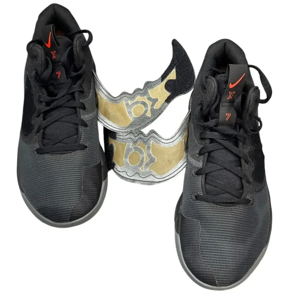 Nike KD Trey 5 X EP DD9538-010 Black Metallic Gold Basketball Sneaker Men 12